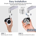 Miniatyrbilde 4 av 5: Kablet infrarød bevegelsessensor, Wii konsoll infrarød sensorbar for Wii-konsoller og Wii U-sensor
