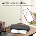 Miniatyrbillede 3 af 5: Bluetooth Termisk Printer A4 A5 Papir Blækfri Printer Trådløs Bærbar Printmaskine til IOS til Android