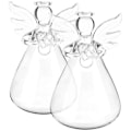 Miniatyrbillede 1 af 3: 2 stk. Glas Hydroponisk Blomstervase Stue Blomsterbeholder Glas Engel Blomsterbeholder