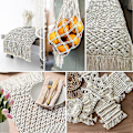 Miniatyrbillede 5 af 5: 6mm Beige Macrame Snor 20m Tyk Macrame Reb Bomuld Til Vægophæng Planteophæng Strikkehåndværk (6mm * 20m)