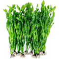 Miniatyrbillede 1 af 5: Kunstige Havalger Vandplanter til Akvarium, Plastik Fisketank Plantedekorationer 10 STK (Grøn)
