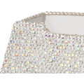 Pikkukuva 2 / 5: Käyntikorttiteline - Bling-nimikortit toimistopöydälle, pöytätasolle, ylellinen esittelykotelo, lisätarvikkeet, valkoinen