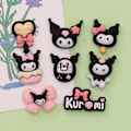 Miniatyrbillede 2 af 5: #8 stk. Kuromi Bueskage Tilbehør Harpiks Ornamenter, Håndlavet Materiale#