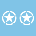 Pikkukuva 2 / 5: Heijastava Pentagram-Polttoainesäiliön Auton Tarra, Tähti Auton Tarra, 4x