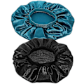 Miniatyrbillede 2 af 2: 2 stk. sovebonnet satin dekorativ elastisk sovehætte dekorativ sovehat