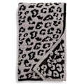 Miniatyrbillede 2 af 4: *Uld tæppe strikket tæppe plus fløjl strikket jacquard tæppe leopard tæppe*