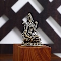 Miniatyrbild 4 av 4: Tara Buddha Staty Figur Buddha Retro Mässing Buddhistisk Statyett för Tempel