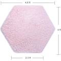 Miniatyrbild 1 av 5: Matta för studentrum, hexagonmatta för lekhus, prinsesstält, lek-slott för barn, diameter 1,4 m, rosa