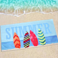 Miniatyrbillede 4 af 5: Sandtæt Mikrofiber Strandhåndklæde, Letvægts, Sandtæt, Hurtig-