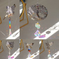 Miniatyrbilde 5 av 5: Krystallhage Hengelys Ornament Metall Livets Tre Fargerik Chak