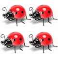 Miniatyrbillede 3 af 5: /#/Metal Have Dekoration til Udendørs Søde Marihøns Gård Kunst Plæne O/#/