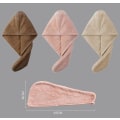 Miniatyrbillede 1 af 5: 3 Hårhåndklæder, Mikrofiber Hår Tørrehåndklæder, Hurtigtørrende