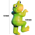 Miniatyrbilde 2 av 5: Innendørs/utendørs statue hengende frosk, hage mini kunst dekor figur