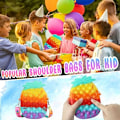 Miniatyrbilde 4 av 5: #Pop It Veske med Fidget Lekepakke, Pop It Håndveske for Jenter, Pop It Veske for#