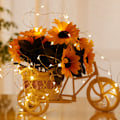 Miniatyrbild 5 av 5: #Batteridrivna ljusslingor 7 stycken varm färg IP65 vattentäta#