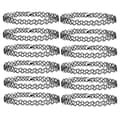 12-pack Choker Halsband - One size Svart one size