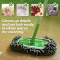 Miniatyrbilde 3 av 5: 3-pakning Gjenbrukbar Moppepute for Swiffer Sweeper, Oppgradert Våt Tørr Moppeklut Vaskbare Sweeper Refill Støvmopptrekk