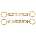 Pikkukuva 1 / 4: 2 kpl Alloy Bag Extension Chain DIY Käsilaukun Vaihto Jatkoketju Lompakkoketju