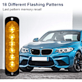 Miniatyrbilde 2 av 5: *4 stk 12-24V Ultra tynn lysstang Nødalarmlampe- Fla*