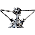 Miniatyrbilde 2 av 5: Bryt Reglene Madness Skjelett Byst Skulptur, Bryte Al