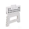 Miniatyrbilde 1 av 4: Foldbar krakk, klatrehjælp (hvid), fodstøtte, til have, køkken