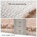 Miniatyrbild 5 av 5: Halvmåneformad Absorberande Mikrofiber Golvmatta (Grå) - Entré
