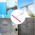 Miniatyrbild 3 av 4: Sourcing Map Duschsqueegee med 2 krokar för glasdusch