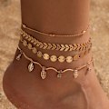Pikkukuva 1 / 2: 1 kpl setti (11#) Anklet Hopeahelmi Anklet Rannekoru Helmi Ketju