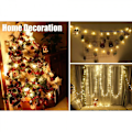 Miniatyrbillede 4 af 6: #LED Lysstreng 6M Julepynt 40 Varmt Hvide Stjernelysstreng#