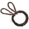Miniatyrbillede 2 af 2: Kaninformet Guirlande Rattan Håndlavet DIY Rattan DIY Påske Rattan Krans