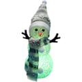 Miniatyrbilde 3 av 4: *Lysende snømann, fargeskiftende LED snømannlysdekorasjon, for*