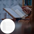 Miniatyrbillede 3 af 4: 10 stk. klare akryl bogmærker, blanke akryl bogmærker, blanke bogmærker, ufærdige klare bogmærker