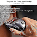 Miniatyrbild 2 av 5: H Clippers Shortcut -hcut Kit för män, USB-uppladdningsbar elektrisk H-trimmer