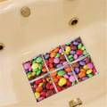 Miniatyrbilde 4 av 5: #Badekar vanntett og slitesterke baderomsklistremerker#