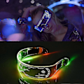 Miniatyrbilde 4 av 5: LED-lysende Briller for Voksne, LED-Visirbriller i 7 Farger, Fargede Lysende Briller
