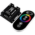 Miniatyrbillede 1 af 5: Led RF Fjernbetjening RGB Controller til RGB Strip, 10A/Kanal, DC12V/24V, Touch Panel Lysdæmper, Max 20m