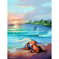 Pikkukuva 1 / 5: #30x40cm Aikuisten ja Lasten 5D DIY Timanttimaalaussetti - Ocean Dreaml#