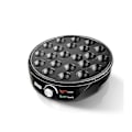 Miniatyrbillede 3 af 4: Sort Takoyaki Maskine Ebelskiver Maskine Elektrisk Takoyaki Pande Fyldt Pandekage Pande Munk Aebleskiver Pande Med 22 Takoyaki Huller