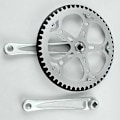 Miniatyrbild 5 av 5: Vikbar Cykel Vevparti 52T Fyrkantshål 170mm CNC Vevparti Cykel Vevparti Kedjehjul