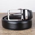 Miniatyrbillede 2 af 5: Læderbælter til Mænd - Herrebælte til Dragter, Jeans, Uniform
