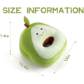 Miniatyrbild 3 av 4: Avocado Kontorskudde för Nacksmärta, Konturstöd för Sovning