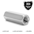 Miniatyrbilde 3 av 4: 10 stk. M6 X 1-stigning 30 mm Lengde 304 Rustfritt Stål Metrisk Sekskant Koblingsmutter - ZHENV