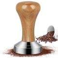 Miniatyrbillede 1 af 4: Trætamper, Rustfrit Stål Kaffetamper Rustfrit Stål Cof