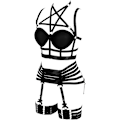 Miniatyrbillede 3 af 5: Helkropssele til kvinder, strømpebåndssæt, stropper, justerbar, gotisk punk kunsttøj, elastisk