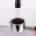 Miniatyrbillede 4 af 6: #Kaffestirre-Nålespender Kaffe Pulver Røringsværktøj Rustfrit Stål Espresso Kaffe Værktøj Kaffe Maskine Tilbehør til Espresso Dispensering#