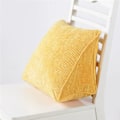 Miniatyrbild 1 av 7: #Kilformad kudde för säng & soffa - bekväm läs-kudde med stöd för midjan#