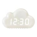 Miniatyrbillede 2 af 5: Hvid Cloud Alarmur børnelys LED Bord Stemmestyring D