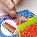 Pikkukuva 4 / 4: 1 Set Diamond Trays Timanttialustat Timanttimaalausalustat Timanttialustojen Järjestelyteline