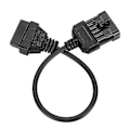Miniatyrbillede 3 af 5: 10-pin til 16-pin OBD2 Diagnostisk Kabel Adapter Konnektor Passer til Opel