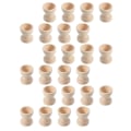 Miniatyrbillede 2 af 2: 24 stk. Træ Påskeæg Holdere DIY Æg Bakker Kopformede Æg Holdekopper